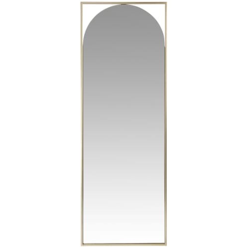 Miroir en métal doré 35x100 | Maisons du Monde