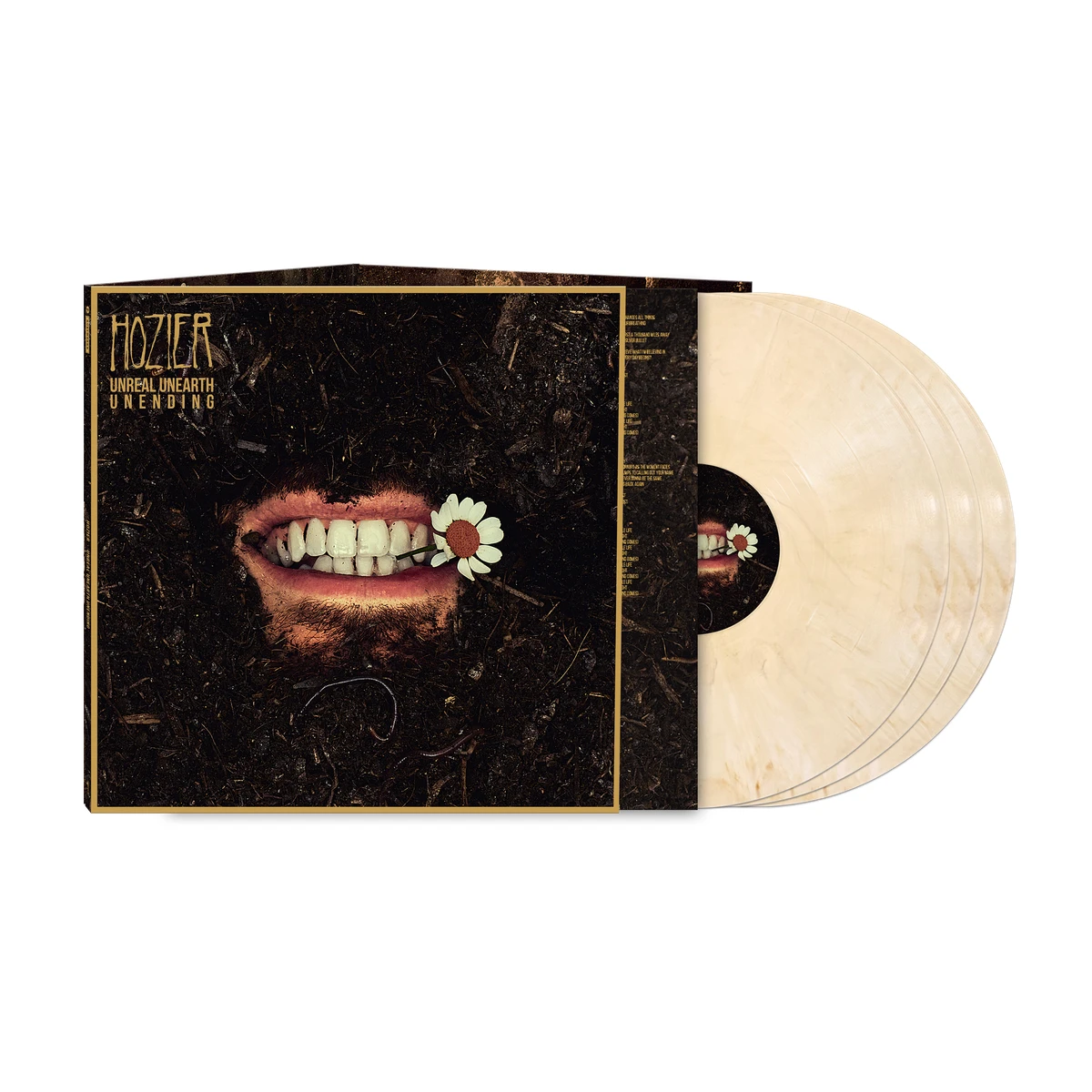 Hozier - 'Unreal Unearth: Unending' Deluxe Version Tooth White 3LP - Recordstore