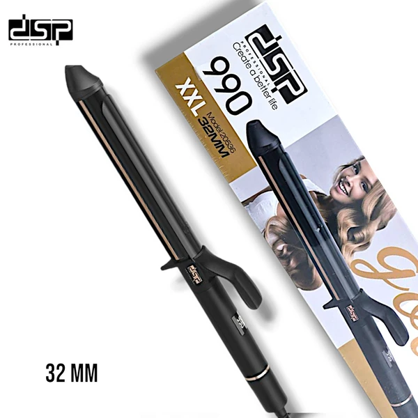 DSP Professional, Fer à boucler professionnel 32 mm pour des Boucles Rapides et Rebondies