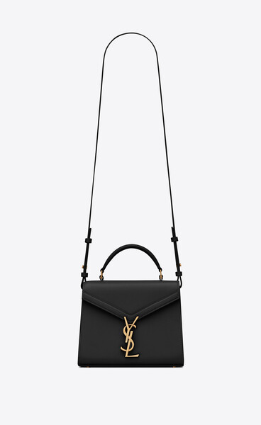cassandra mini top handle en cuir embossé grain de poudre
