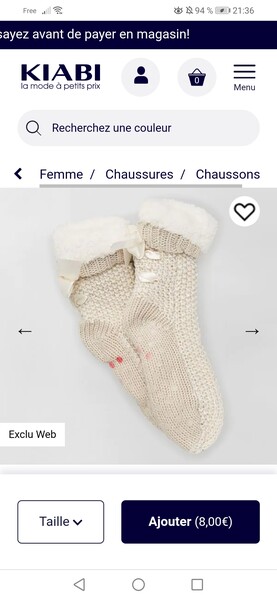 Chaussettes anti dérapantes 