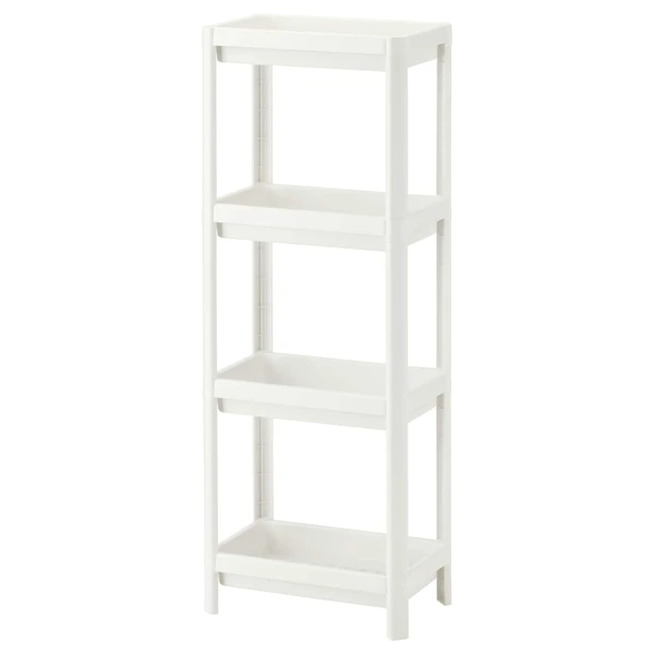 VESKEN Étagère - blanc 37x23x101 cm