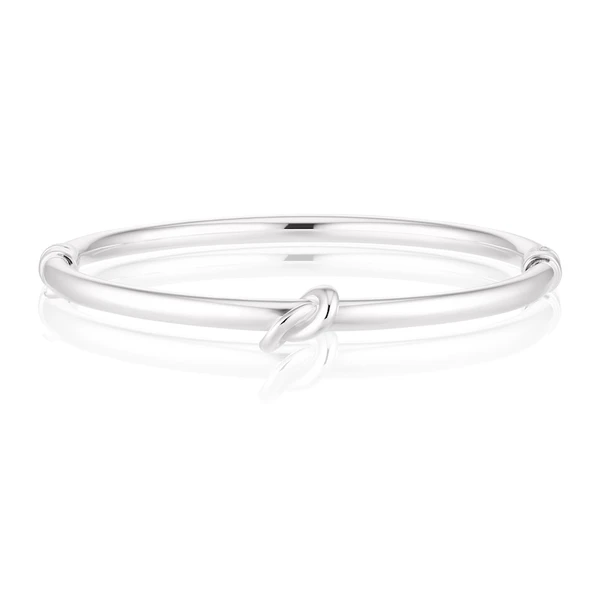 Sterling Silver Knot Bangle