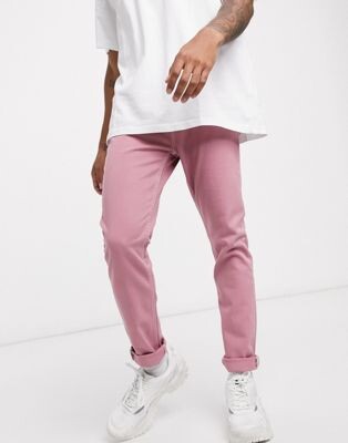 ASOS DESIGN - Jean skinny - Rose | ASOS