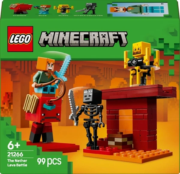 LEGO® 21266 - La bataille de la lave du Nether - LEGO® Minecraft™