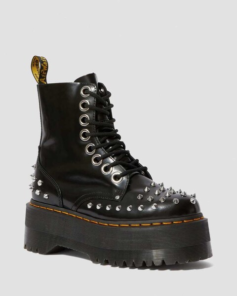 DR MARTENS BOOTS JADON MAX &Agrave; PLATEFORME ET &Agrave; CLOUS