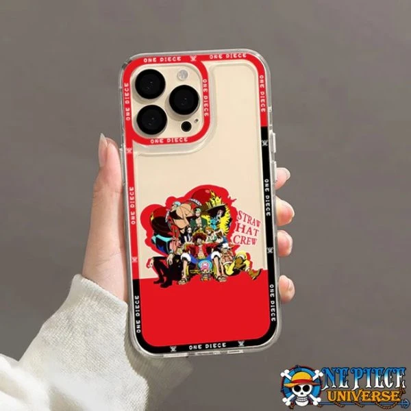 Strawhat Spliced Logo iPhone Case TPU for 11-15 Series
