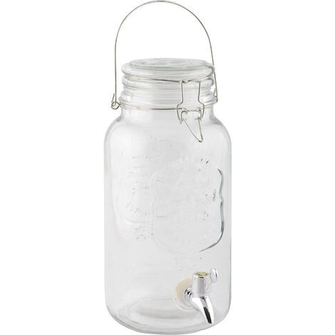 Distributeur à jus avec couvercle à rabat