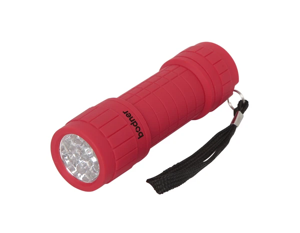 Mini lampe torche LED rouge - 27 lm