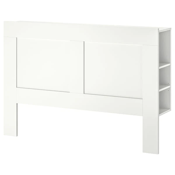 BRIMNES Tête de lit avec rangement - blanc 160 cm