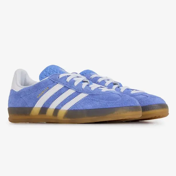 ADIDAS ORIGINALS GAZELLE INDOOR BLEU - SNEAKERS FEMME | Courir.com