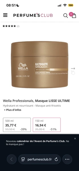 Masque Wella