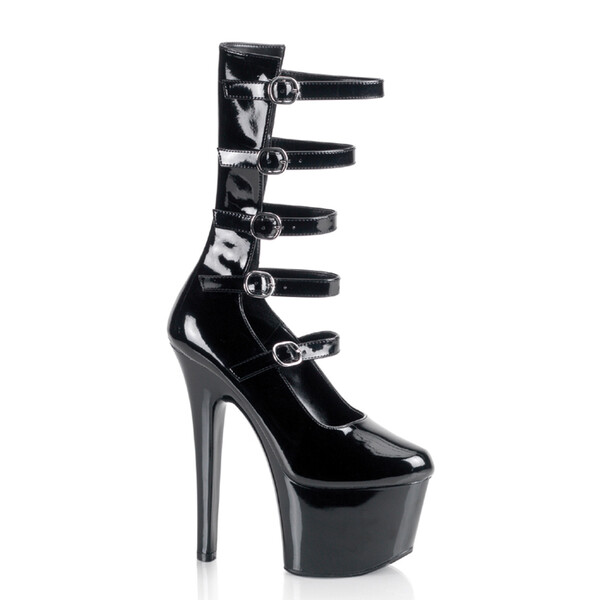 Strapped Black Pleasers