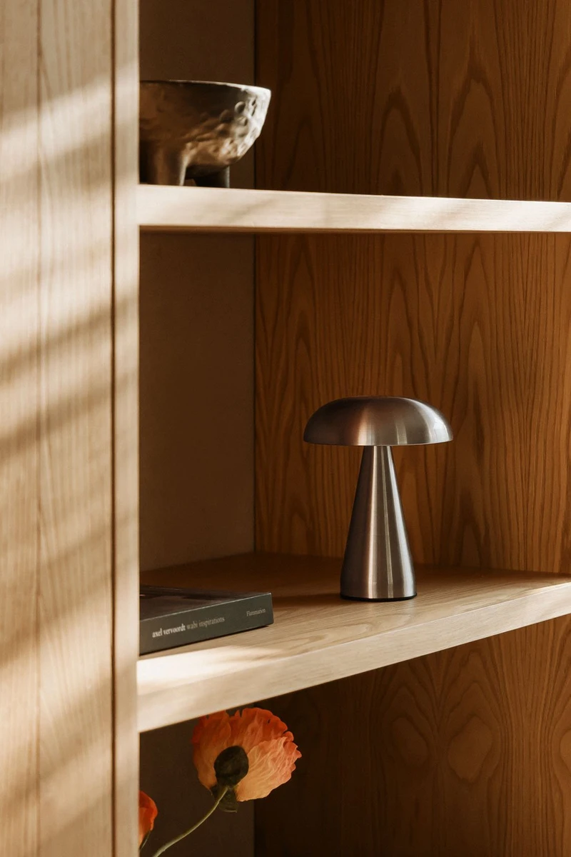 Lampe de table ↑20 cm LED sans fil en fer Galina