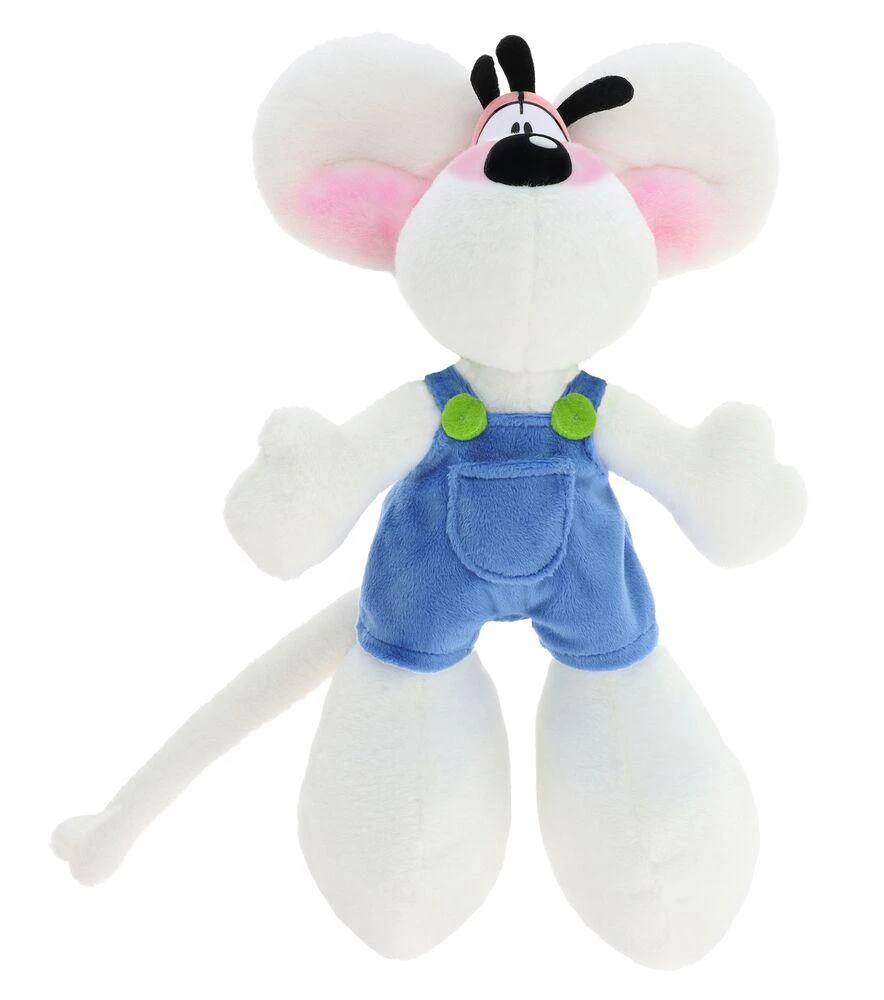 DIDDL - PELUCHE EN SALOPETTE BLEUE 30CM
