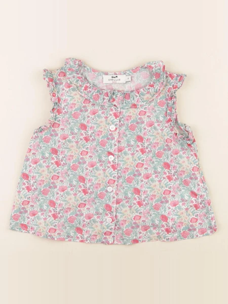 Cyrillus - blouse multicolore - 3 ans