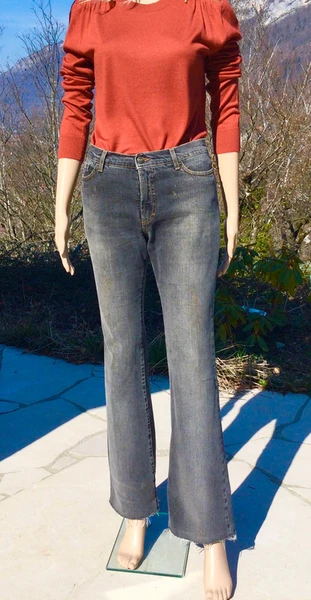 Jeans anthracite bleached flare Just Cavalli 38-40