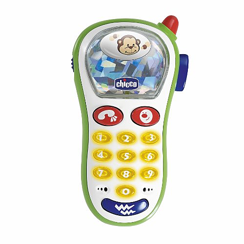 Chicco - Téléphone Portable - Mode Vibreur - 10 Sonneries