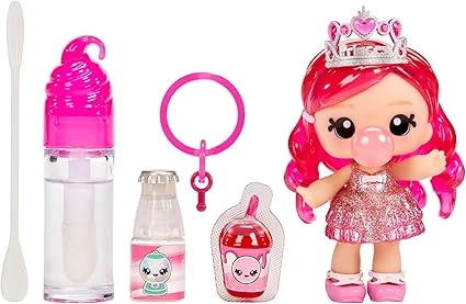 YUMMILAND Lipgloss Poupée - Bianca Bubblegum - Poupée Parfumée avec Kit de Gloss DIY - Convient aux Enfants de 4 Ans et Plus