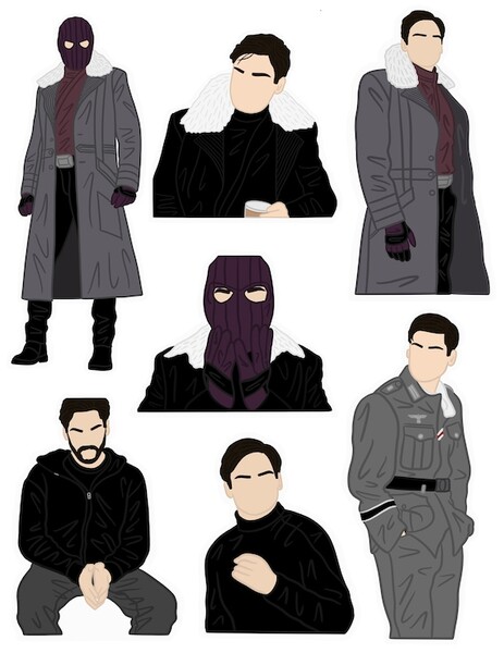 Helmut Zemo Sticker Pack