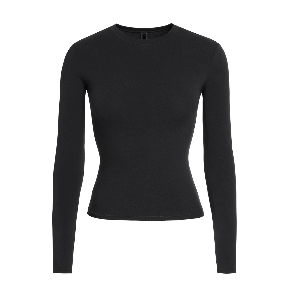 COTTON JERSEY LONG SLEEVE T-SHIRT | SOOT