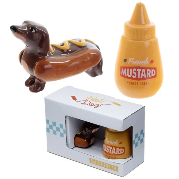 Ensemble salière & poivrière Puckator Fast Food