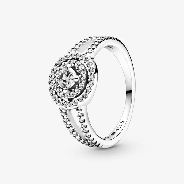 Bague halo double