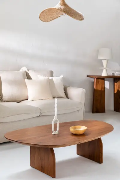 Table Basse en Bois d'Acacia Bedum