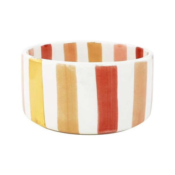 BOL, SALADIER ET PLATS DROITS OURIKA GOLD ORANGE ROSE PRE ORDER