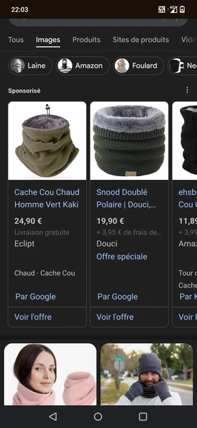 Cache cou chaud 