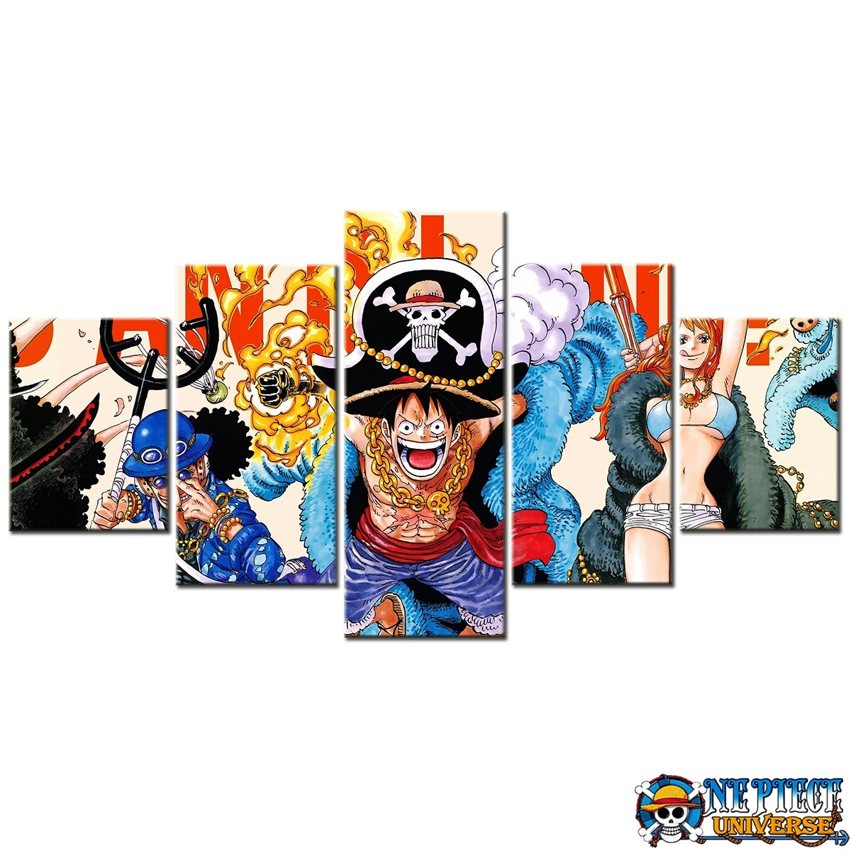 Luffy and Friends Wall Art Home Decor | One Piece Universe Store