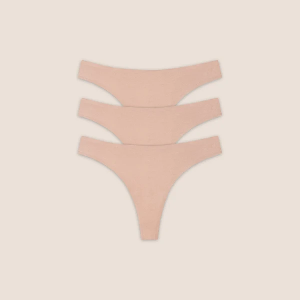 Strings sans Couture (Pack de 3) - Miel