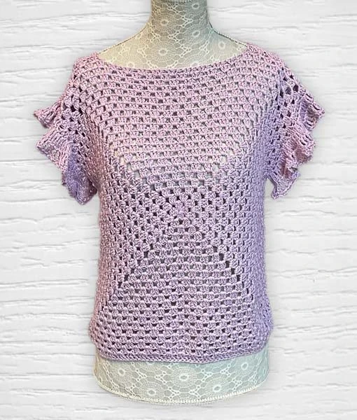 VIOLET - Fil de coton Style: laines et cotons LIDIA CROCHET TRICOT