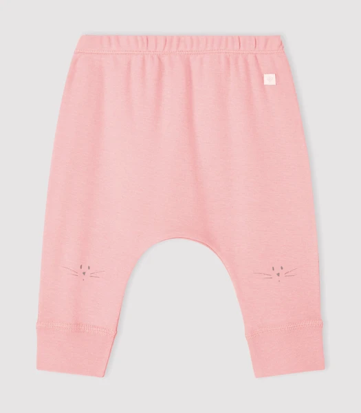 Legging tête de chat bébé en côte 6 MOIS