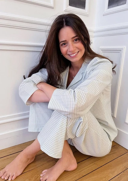 Pyjama Femme - Vichy Vert