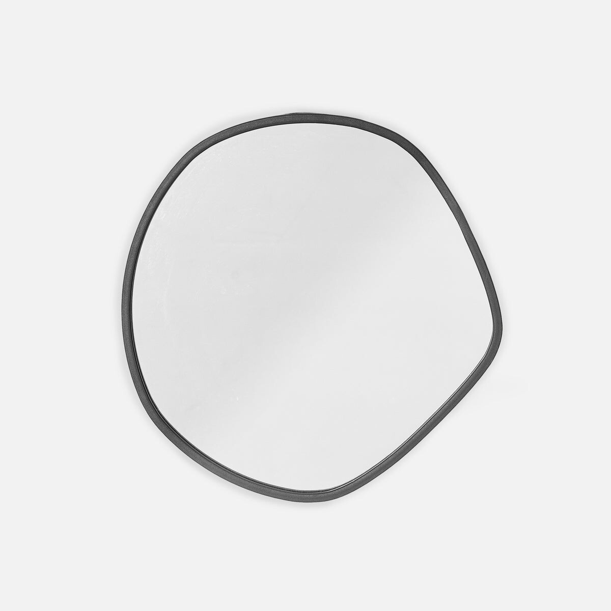 Fauve mirror - round - iron - glass