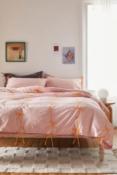 Housse de couette noeuds et lacets