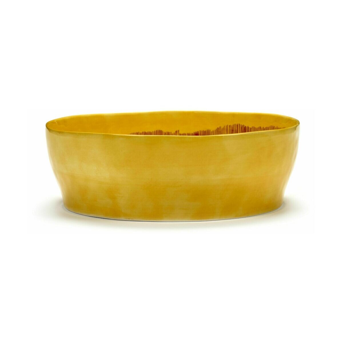 Saladier jaune 27,5 x 9,5 cm Stripes Feast - Serax