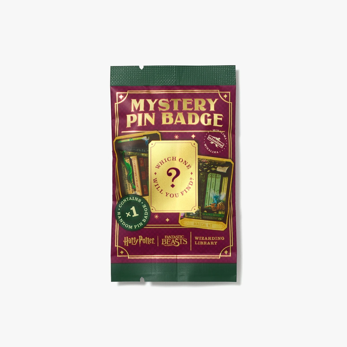 Mystery Pin Badges - Wizarding Library | MinaLima