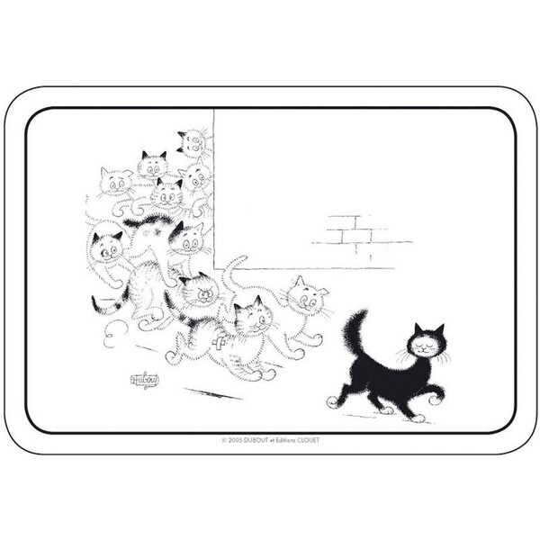Set de table Chats de Dubout 