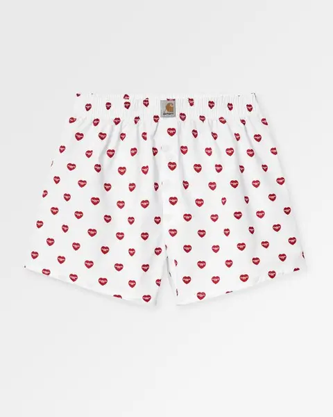 Carhartt WIP Cotton Boxer Red/White  | BSTN Store