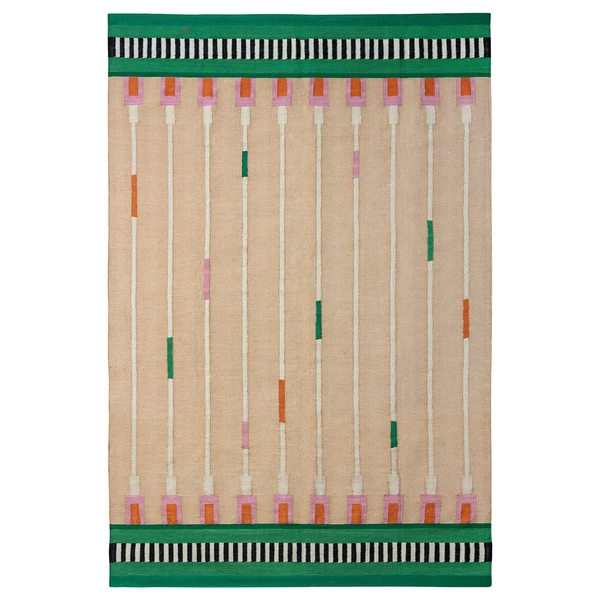 MÄVINN Tapis - beige/vert 170x240 cm