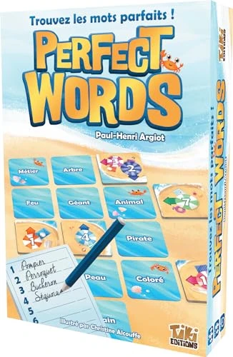TIKI Editions Perfect Words - Jeu de société – Mots Fléchés et Associations d’Idées - Intergénérationnel et Coopératif