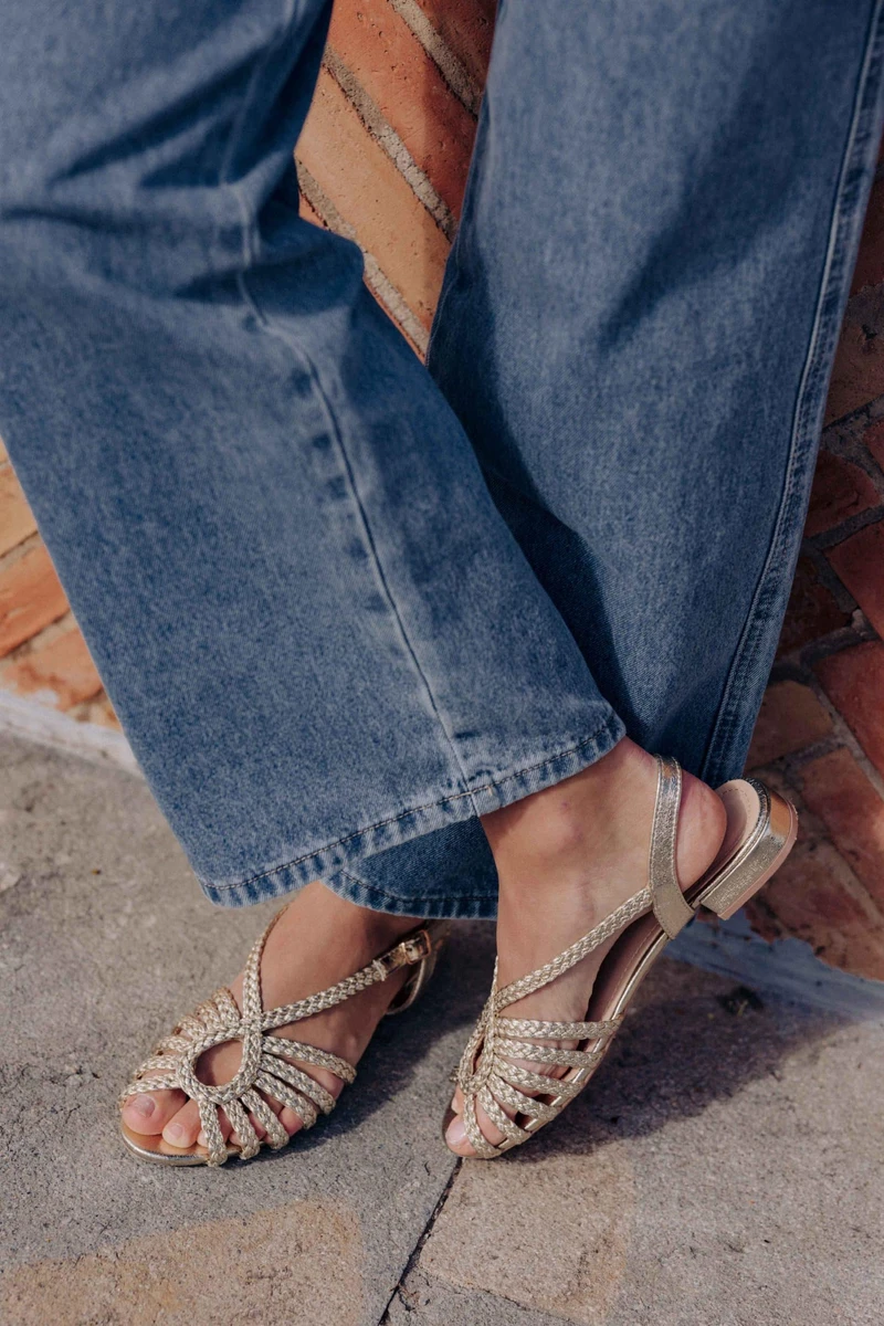 Sandales Auréa dorées