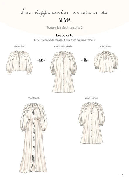ALMA - Robe, blouse & top