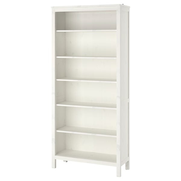 HEMNES Bibliothèque, teinté blanc, 90x197 cm - IKEA