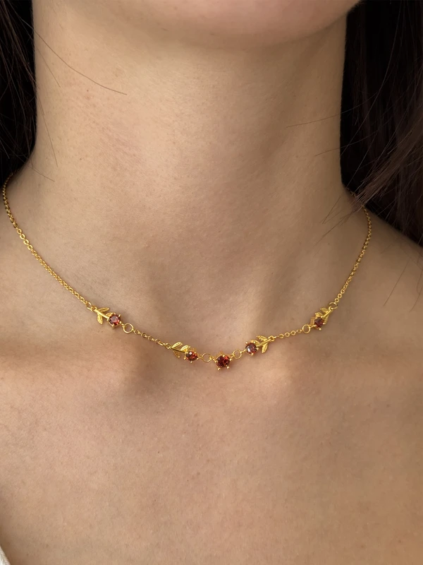 Rowan Berries Necklace