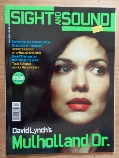 Sight &amp; Sound December 2001 magazine David Lynch Mulholland Drive