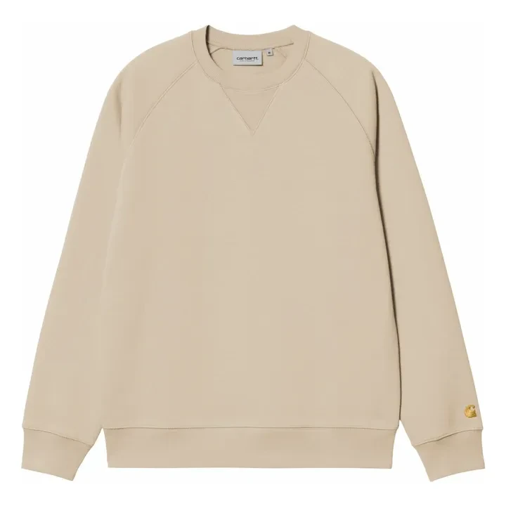 Carhartt WIP - Sweat Chase - Blanc cassé | Smallable