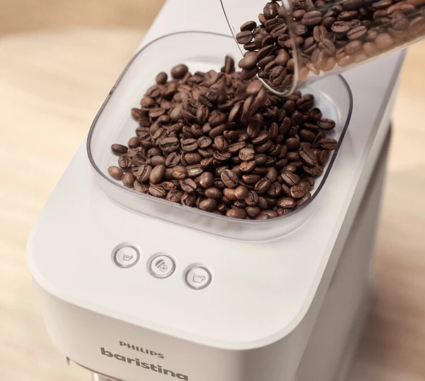 Philips Baristina BAR300/00 blanche - machine expresso manuelle | MaxiCoffee.com